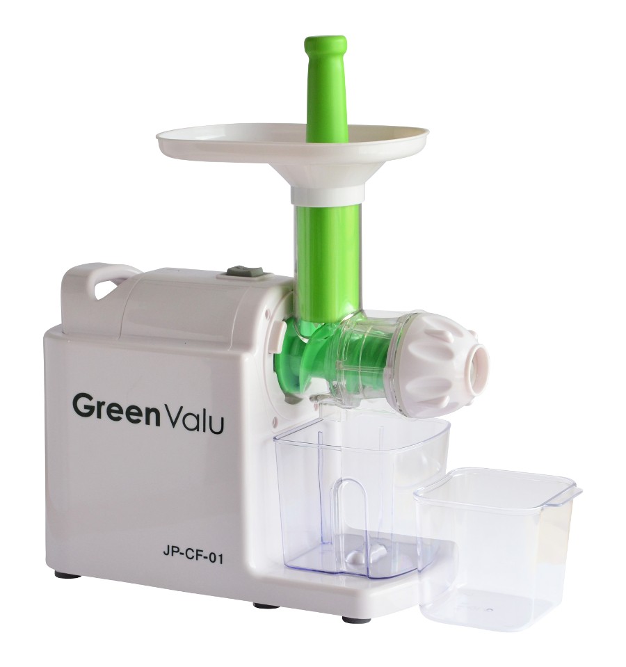 Extractor de zumos de prensado en frío GreenValu